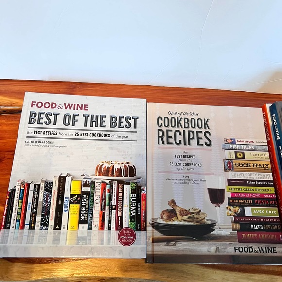 Food & Wine Best Of The Best Book Lot 7 Hardcover Cooking Recipe Kitchen - Picture 4 of 8